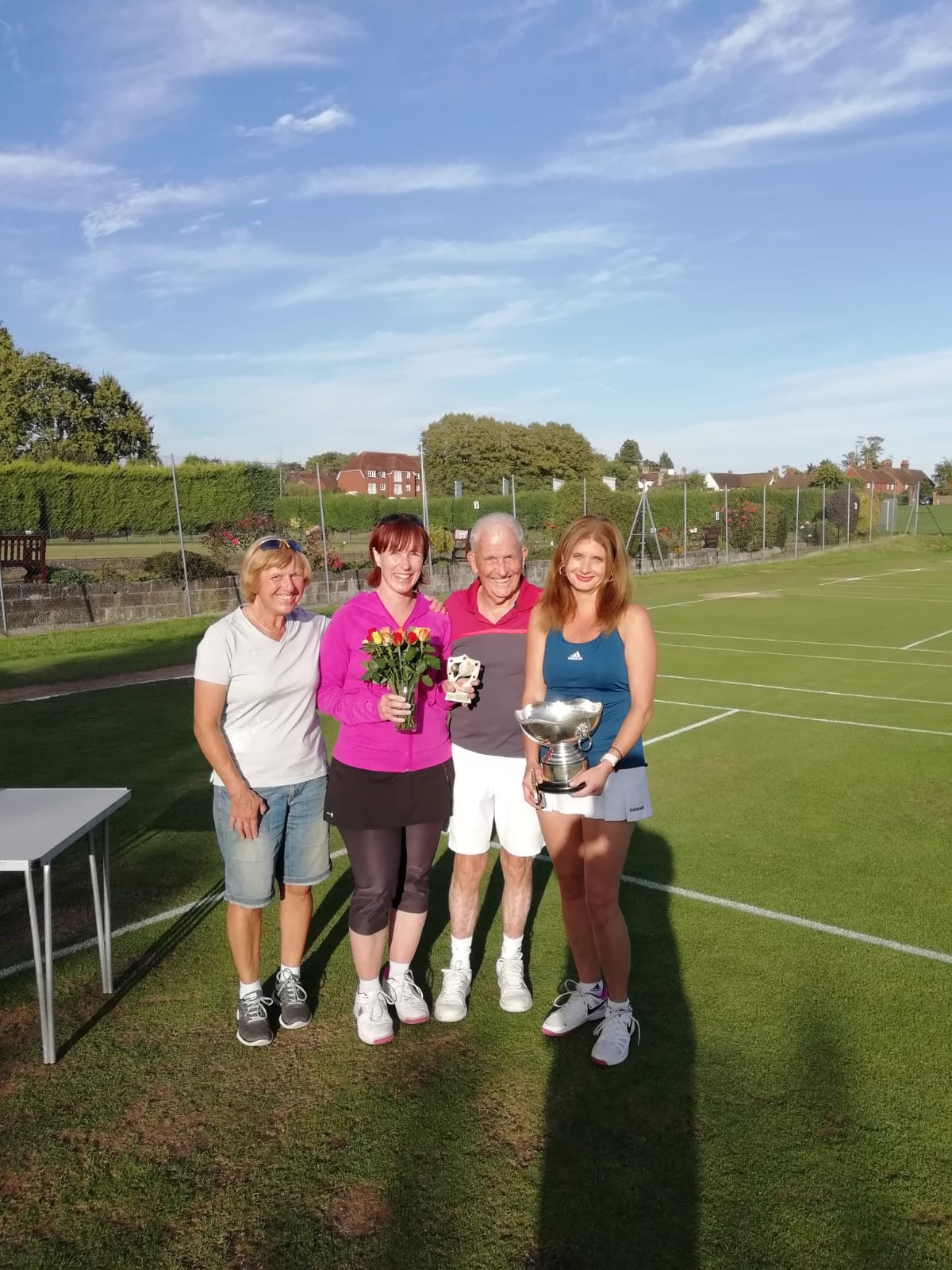 Elaine Groenewald and Kerry Johnson, Winners Ladies Doubles Handicap 2018