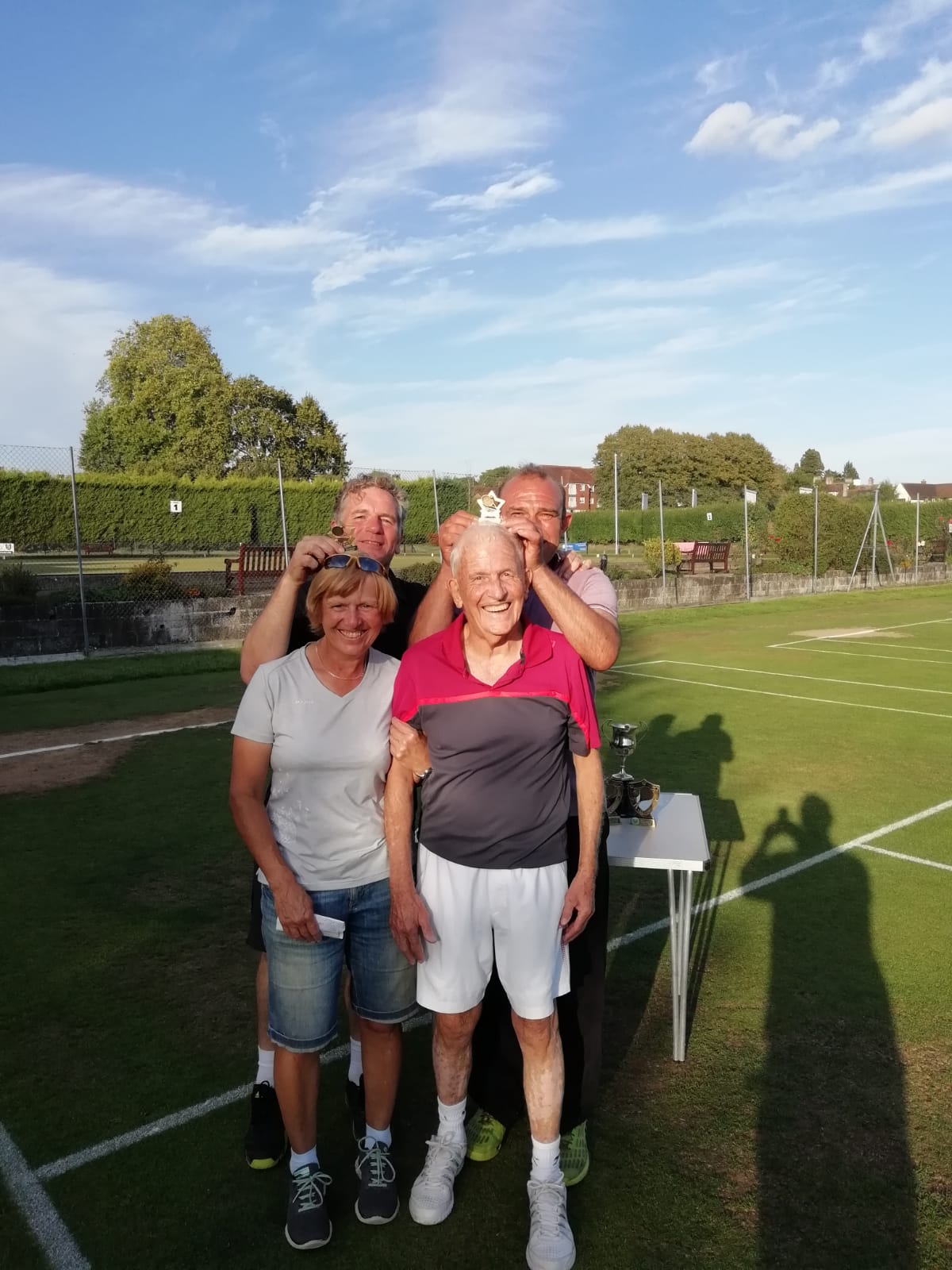 Glen Warriner and Bill Austin, Runners-up Men's Doubles 2018