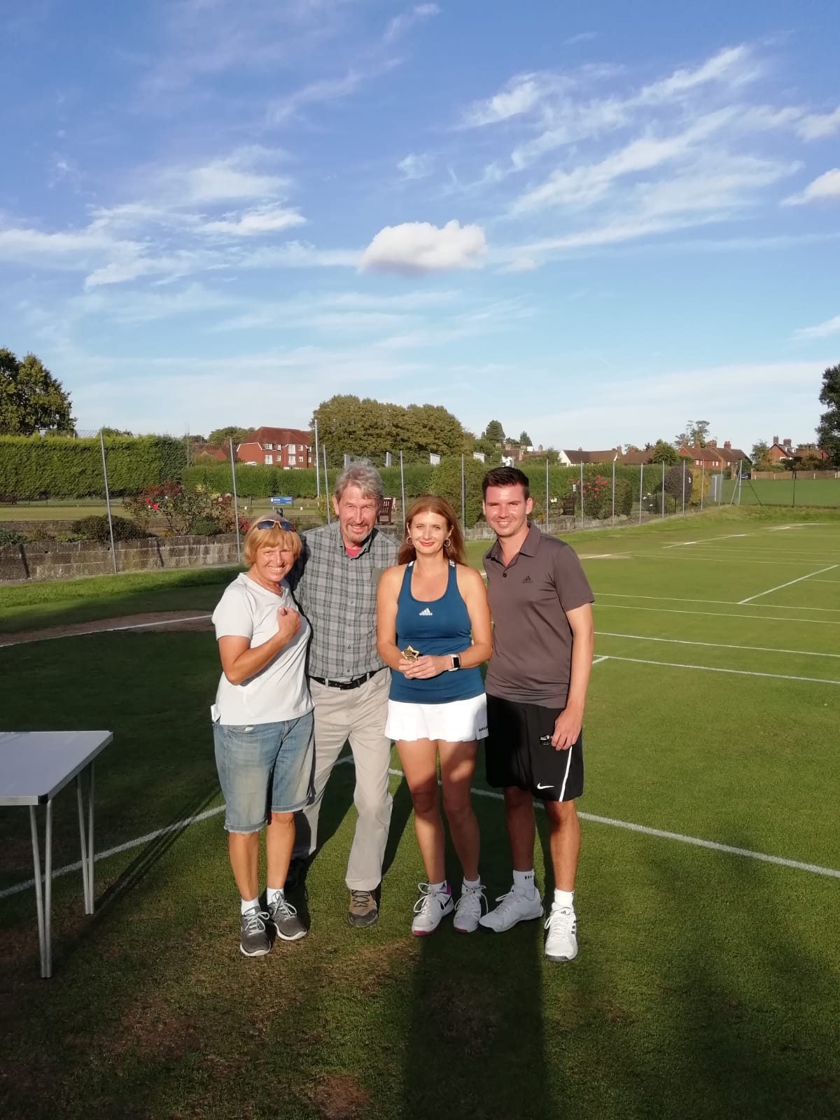 Kerry Johnson & Tim Austin, Runners-up Mixed Doubles Handicap 2018
